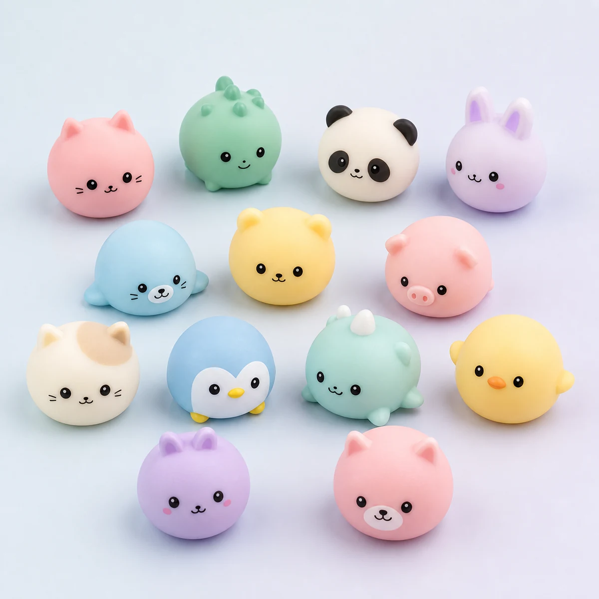 Mini Mochi Animals Squishy Set (12-Pack)