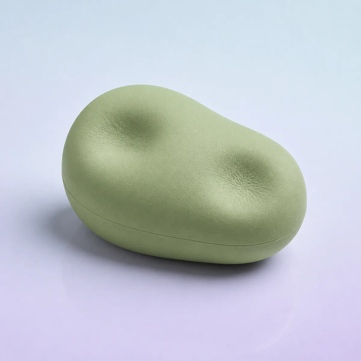 Mold & Hold Dough Stress Ball: sage moldable ball with two soft dents